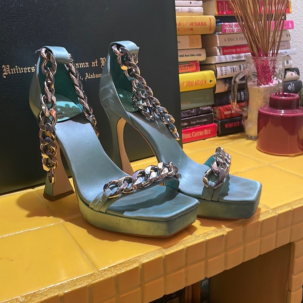 Jeffrey Campbell chain heels